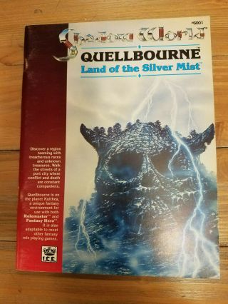 Shadow World Quellbourne Land Of The Silver Mist Softcover Iron Crown Enterprise