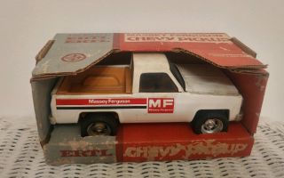 Vintage Ertl Massey Ferguson Farm Equipment Dealer Chevy Pickup Truck Nib