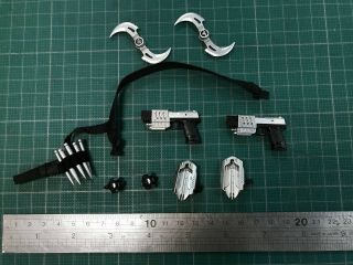 Custom 1/6 Scale Blade Wesley Snipes Wespon Accessories Set