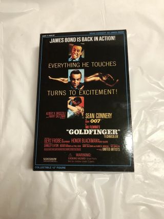 Sideshow James Bond 007 Goldfinger Sean Connery As James Bond 12 " Action Figure