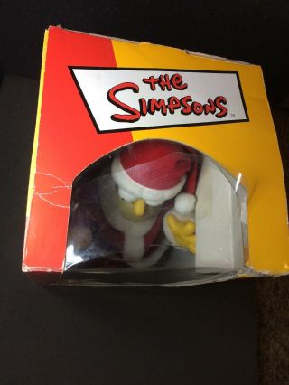 The Simpsons Large Talking and Dancing Santa HOMER SIMPSON 2002 Gemmy Christmas 2