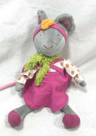 Penny Doll 11 " Kevin Henkes 2012 Mouse Plush Pink Dress Penny And Her Song