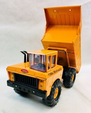 Vintage Orange Mighty Tonka Hydraulic Dump Truck - 1970 