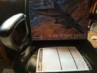 Revell 1/48 Mcdonnell Douglas F - 15e Strike Eagle Usaf Tactical Bomber Open Box