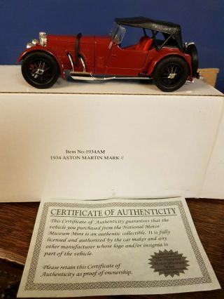 Signature Models Die Cast 1/32 1934 Aston Martin Mk 11 National Motor Museum