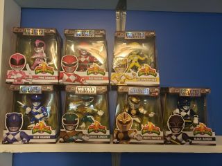Jada Metals Die Cast Power Rangers 4” Figures | Complete Set Of 7