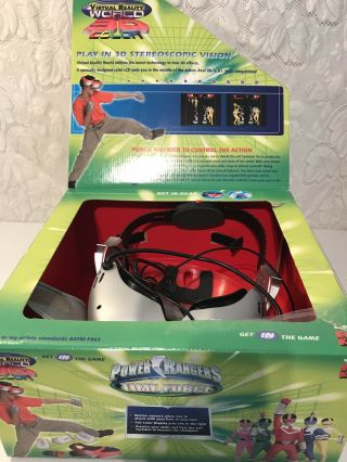 Power Rangers Time Force Virtual Reality World 3D Color Headset Game 2