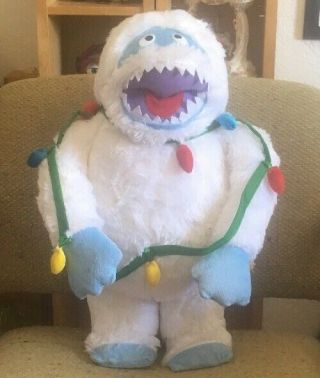 Gemmy Rudolph The Red Nosed Reindeer 20 " Bumble Abominable Snowman Plush Doll