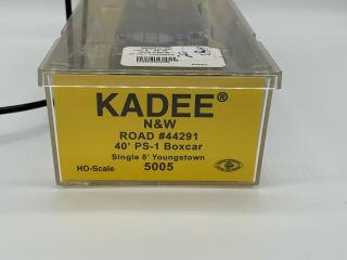 Kadee HO Scale Norfolk & Western (N&W) PS - 1 40 foot Box Car 44291 2