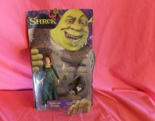 Shrek Princess Fiona Figure With Leg Kicking Action By Mcfarlane Toys 2001