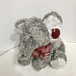 Dan Dee Collectors Choice Plush Grey Stuffed Elephant 10 " Sitting