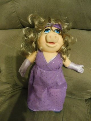 Vintage Fisher Price 890 Miss Piggy Muppet Plush Doll 1980 Jim Henson