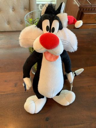 Looney Tunes Sylvester Cat 15” Plush W Tags Vintage 1994 Applause Rare