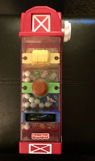 Fisher Price Game Tumble Tower Flip Flop Egg Drop Barnyard Basics M1444 Game Toy