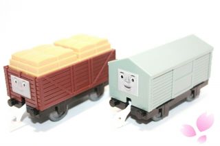 Cg Style Face Shaking Troublesome Van & Truck W/ Loads Tomy Trackmaster Thomas