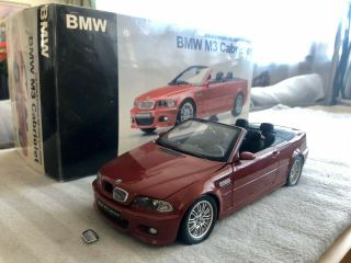 Kyosho 1:18 Bmw M3 E46 Convertible - Red
