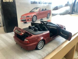 Kyosho 1:18 BMW M3 E46 Convertible - Red 2