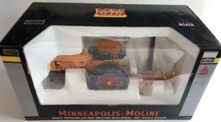 1/16 Speccast Minneapolis Moline 445 Narrow Front Tractor With Sickle Mower