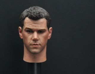 The Bourne Identity Matt Damon Head Sculpt 1/6 Fit 12  Action Figure Model Hot 2