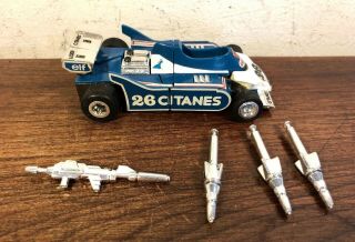 Vintage Transformers G1 Mirage Autobot Car Hasbro 1984 Near Complete