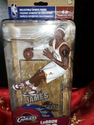 Lebron James Series 26 Mcfarlane Toys Cleveland Cavaliers Nba Figure White