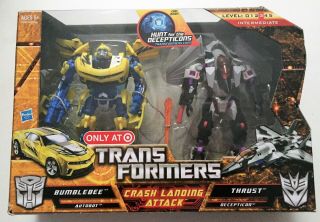 Transformers Hftd Crash Landing Attack Target Exclusive Rare