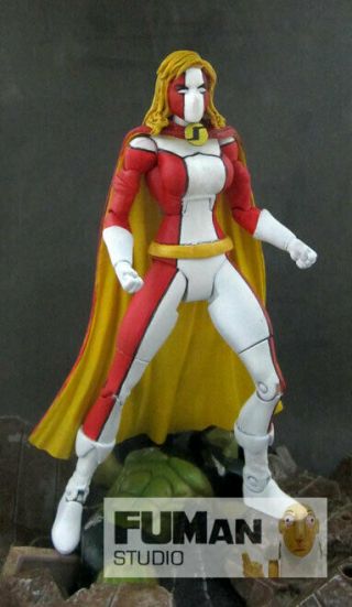 Marvel Dc Universe Legion Of Superheroes Sensor Girl Custom Figure Hasbro Mattel