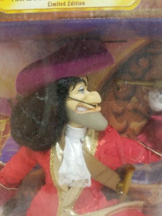 Limited Edition Walt Disney Peter Pan Captain Hook Doll Figure 1999 Mattel 2