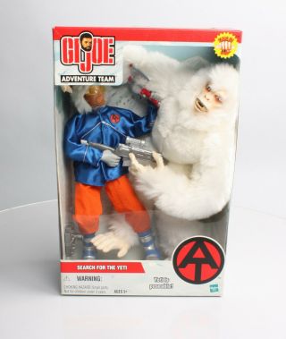 Nib G.  I.  Joe " Search For The Yeti " 12 - Inch Tall Action Poseable Figures (2002)
