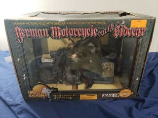 (nib) The Ultimate Soldier 1/6 Ww2 German Motorcycle With Sidecar