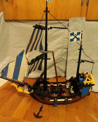 Lego 6274 Caribbean Clipper Pirate Ship Early 1990s W/ Instructions Box Complete