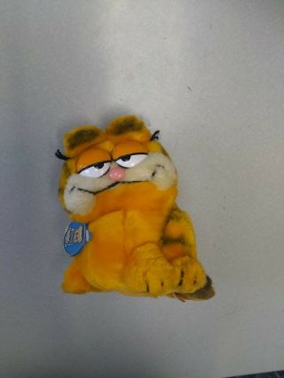 Vintage 1981 Garfield Cat Dakin 5 " Plush Stuffed Animal Toy Cartoon Comic Strip