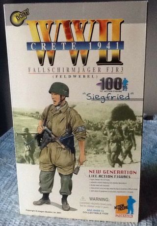Wwii Collectable (feldwebel) " Siegfried " Life Action Figures By Dragon 2001