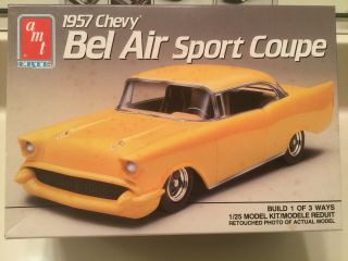 Amt/ertl 1957 Chevy Bel Air Sport Coupe 1/25 Scale Model Kit