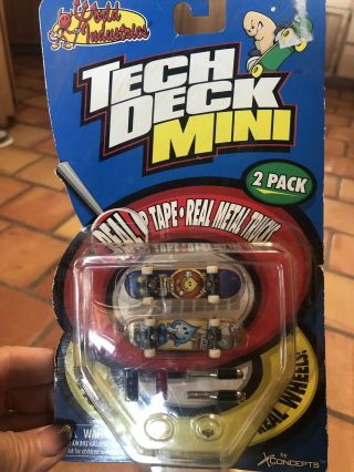 Vintage 1999 Zero Tech Deck Mini 2 Pack