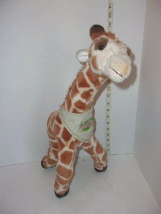 Toys R Us Talking 18 " Plush Geoffrey Giraffe - Year 2000 Rare Vintage.  Poseable