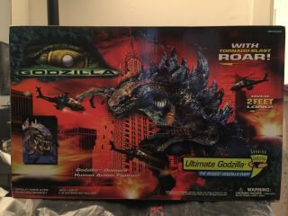 Godzilla 1998 Trendmasters Ultimate Godzilla Figure Over 2 
