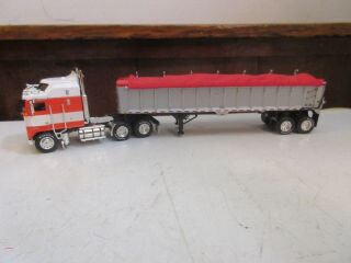 1/64 Dcp First Gear Kenworth K100 W/east End Dump Red