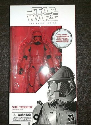 Star Wars Black Series Sith Trooper Red First Edition