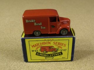Old Vintage Lesney Matchbox 47 1 Ton Trojan Van Box Gpw