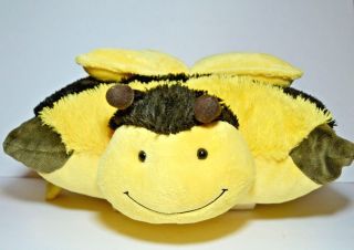 Pillow Pets Buzzy Bumble Bee 18 " X 18 " Plush Pillow Toy