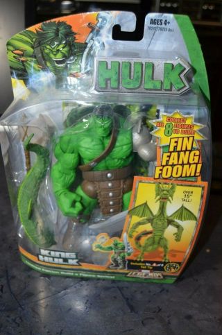 Marvel Legends Fin Fang Foom Baf Series King Hulk 2007 Noc Tail Tip