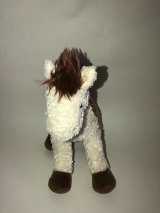 Douglas The Cuddle Toy Plush Cream Brown Horse Stuffed Animal Pony 9 " Vguc
