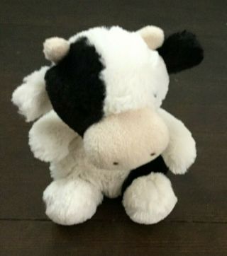 Jellycat Little Poppet Calf Cow Plush 6 Inch Cream Black Spotted Small Mini