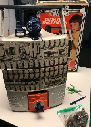 Vintage 1978 Star Wars Death Star Space Station Playset W/box Complete Rise Luke