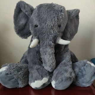Vguc - 18” Toys R Us Geoffrey Large Soft Floppy Gray Elephant Plush Stuffed Animal
