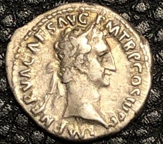 Roman Silver Coin: Denarius Nerva (96 - 98ad) Rare Xf,  Bonus