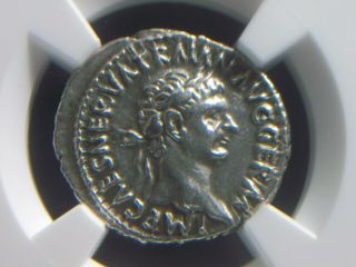 Silver Denarius Of Roman Emperor Trajan,  Abundantia Reverse Ngc Xf 7078