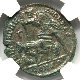 Roman Empire Constantius Ii,  Ad 337 - 361 Bi Centenionalis Ngc Ch Au,  4/5,  3/5
