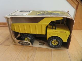 Vintage Tonka Mighty Dump Truck No.  3900 Wt Box 1974
